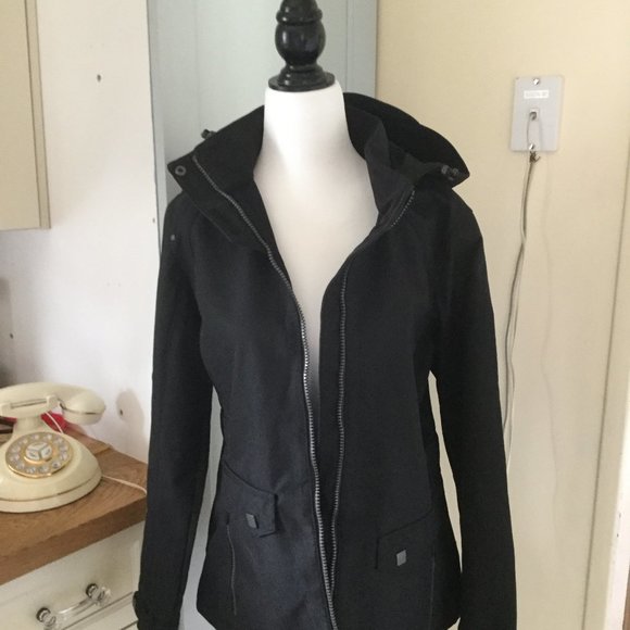 North end spring/fall NWT black hooded coat - Picture 1 of 5